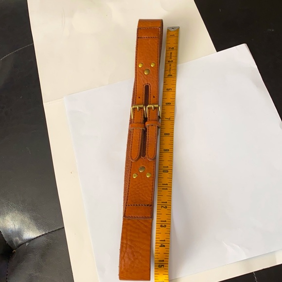 Leather Double buckle belt - Picture 8 of 12